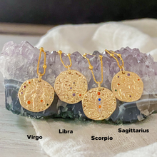 Load image into Gallery viewer, Zodiac Queen Set (necklace, bracelet, earrings)
