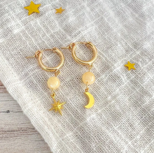 Load image into Gallery viewer, Cancer Gemstone Earrings