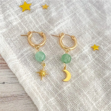 Load image into Gallery viewer, Leo Gemstone Earrings
