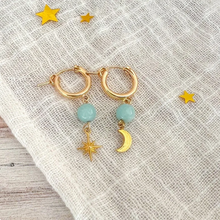 Load image into Gallery viewer, Virgo Gemstone Earrings