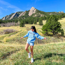 Load image into Gallery viewer, LIMITED EDITION Signature Corded Crew - Light Blue